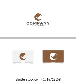Brown Rhino Logo Design Template