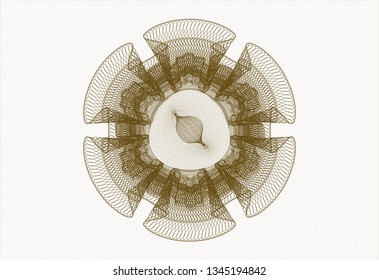Brown rosette (money style emblem)