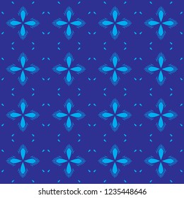 Brown royal pattern. The Seamless vector background