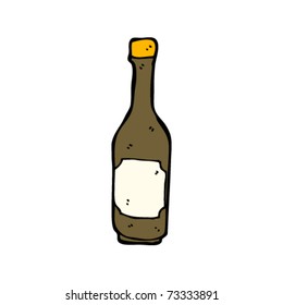caricatura de salsa marrón