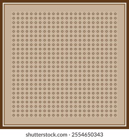 brown scarf with ornament pattern design