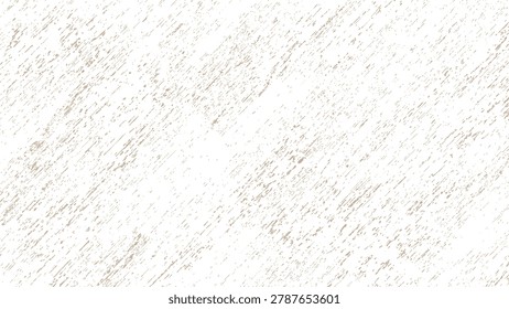 Brown scratched texture background with diagonal lines and scratches on white surface