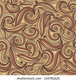 brown seamless abstract pattern