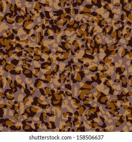 brown seamless animal ~ vector background