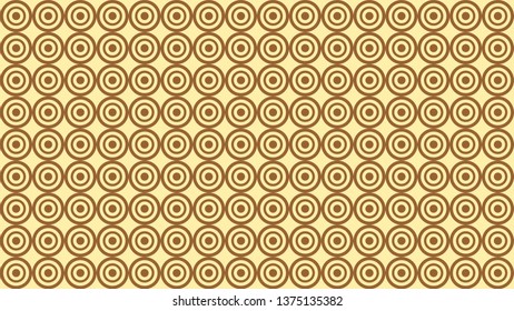 Brown Seamless Concentric Circles Background Pattern