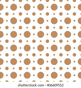 brown seamless dots pattern