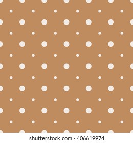 brown seamless dots pattern