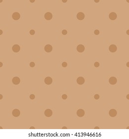 brown seamless dots pattern