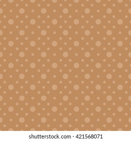 brown seamless dots pattern