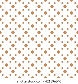 brown seamless dots pattern