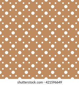 brown seamless dots pattern