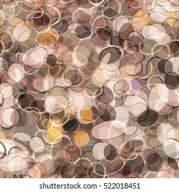 Brown seamless organic pattern. Like stone texture. Nature background. Transparent. overlapping, overlay.