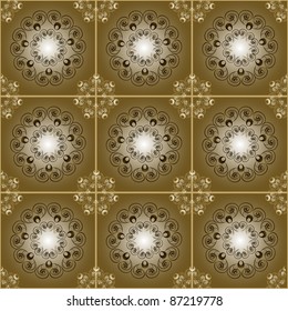 Brown seamless pattern