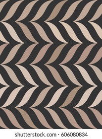 Brown Seamless Pattern, Wave, Coffee Background