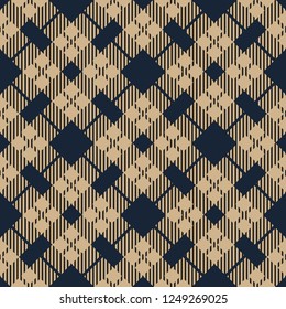 brown seamless tartan textile pattern background eps 10