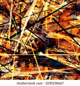 Brown seamless texture. Chaotic stripes. Abstract vector background for web page, banners backdrop, fabric, home decor, wrapping