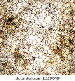 Brown seamless texture with dots and circles. Abstract vector background for web page, banners backdrop, fabric, home decor, wrapping