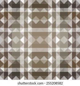 Brown Seamless Triangle Abstract Background