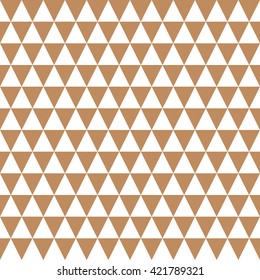 brown seamless triangle pattern