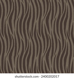 brown seamless vector abstract pattern on cream background
