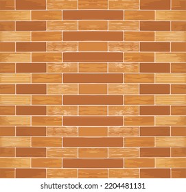 Brown seamless vector pattern, Bricks, Tile. Abstract background vector. Mosaic of square brown colored ceramic tiles. Seamless pattern. Vector illustration. Beige rustic mosaic ceramic tiles.