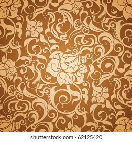 Brown Seamless wallpaper pattern