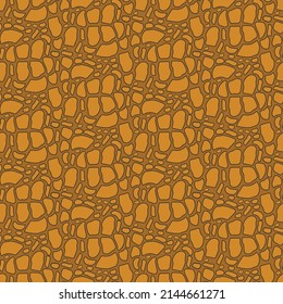 brown seemless pattern in raptile skin style background