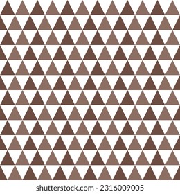 Brown shade triangle pattern background. Triangle pattern background. Triangle background. Seamless pattern. for backdrop, decoration, Gift wrapping