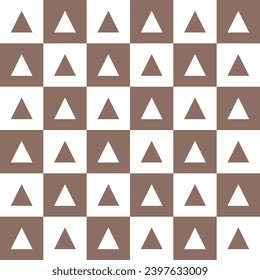 Brown shade triangle pattern background. Triangle pattern background. Triangle background. Seamless pattern. for backdrop, decoration, Gift wrapping