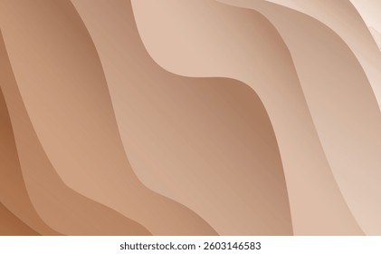 brown shaded wavy abstract background