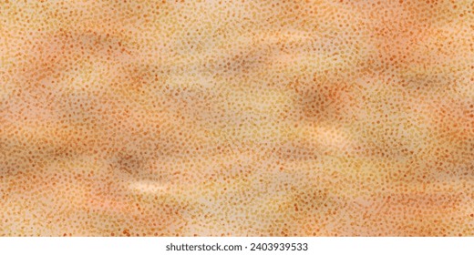 Brown shark skin seamless texture. Wallpaper with organic stingray shagreen leather pattern. Scattered leatherette background. Grainy pastel surface