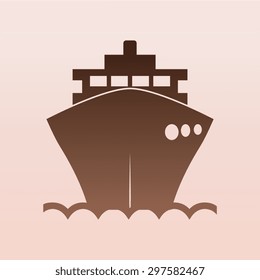 Brown ship icons
