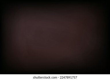 Brown shooldesk template. 3d vector banner with copy space