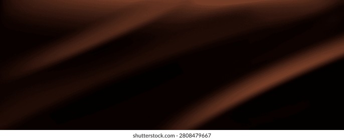 Brown silk gradient background with abstract sand texture. Dark chocolate color cloth with blur and nice mocha blend. Sophisticated coffee mesh backdrop bg with liquid dynamic. Clean fabric effect.