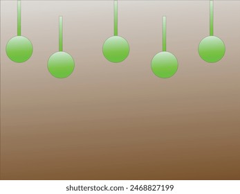 Brown, silver and green  color combination gradient background design.