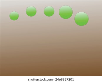 Braune, silberne und grüne Farbkombination Farbverlauf Hintergrunddesign.