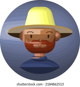 brown skinned male avatar profile using beanie