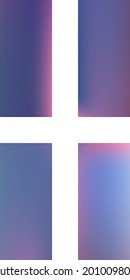 El Smartphone marrón brillante Superficie suave rosa brillante. Naturaleza Aqua Fondo de degradado violeta morado. Fondo de color de agua arcoiris oscuro multicolor oscuro. Malla de gradiente de neón del vector de la llanura líquida.