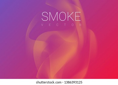 Brown smoke abstract background vector