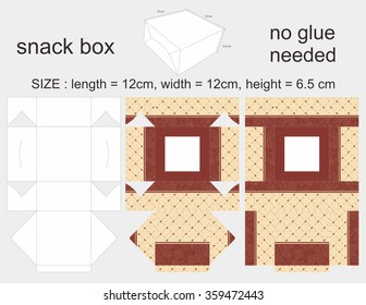 Brown Snack Box