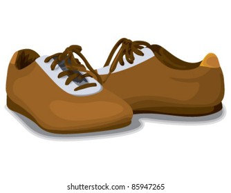 Brown sneakers
