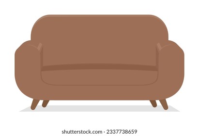 brown sofa with good quality and good design
