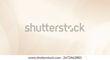 Brown sphere gradient backgound. Beige neutral backdrop. Abstract bg neutral gradation with circulars shape. Vector illustration