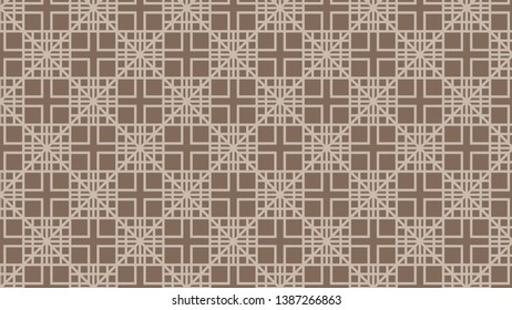 Brown Square Background Pattern Vector