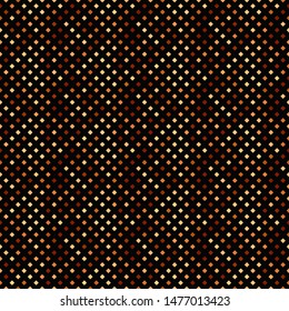 Brown square pattern background - abstract vector graphic design