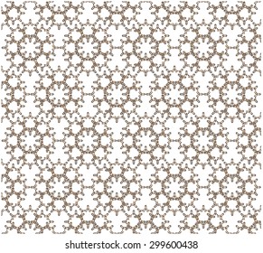 brown square pattern ornament circle shape stacking