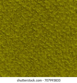 brown squares mosaic with transparency. yellow pixels. abstract golden background. brown grunge texture. vector illustration