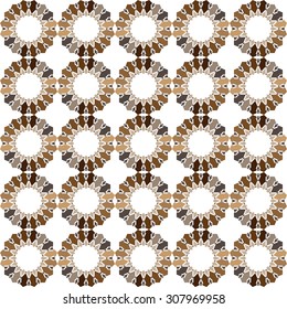 brown star pattern