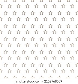 brown star patterns on white background, vector