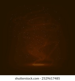 Brown Steam and Smoke Abstract Vector Texture